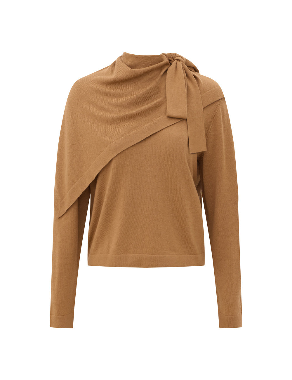 Clash Merino Draped Sweater