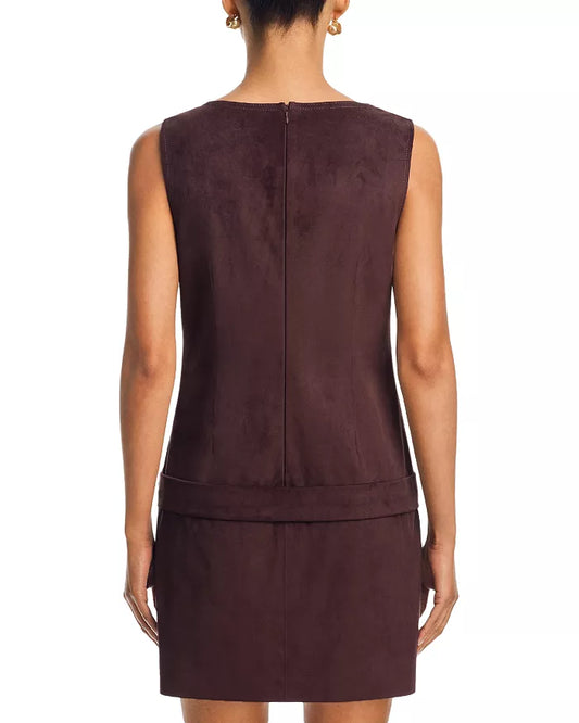 Fern Faux Suede Mini Dress
