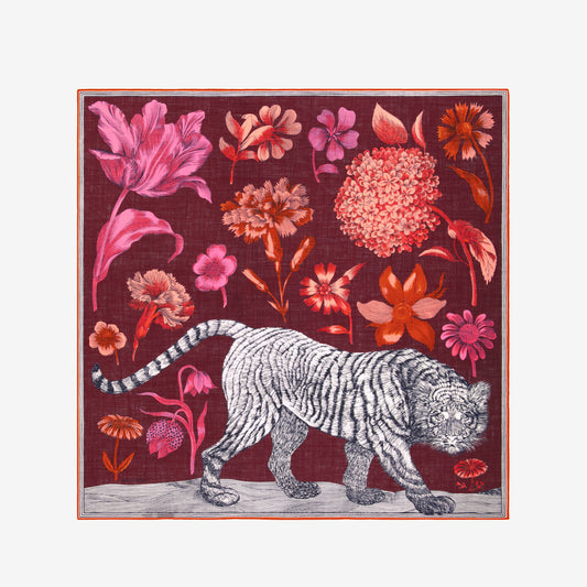 Square 130 - Gustav - Burgundy