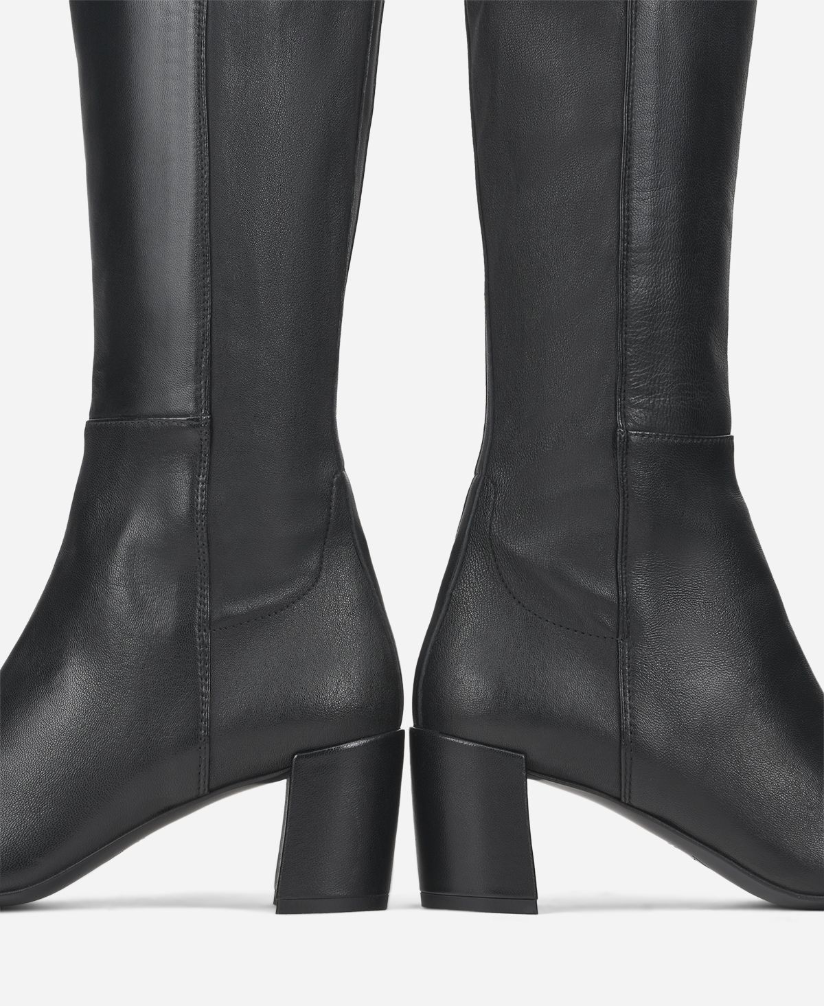 Lynn High Boot in Nappa Black