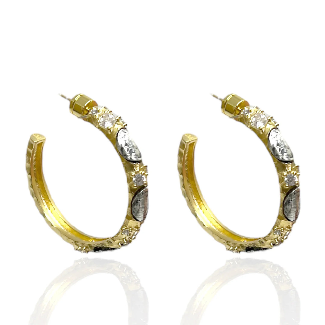 Gold Alma Hoops 1.5