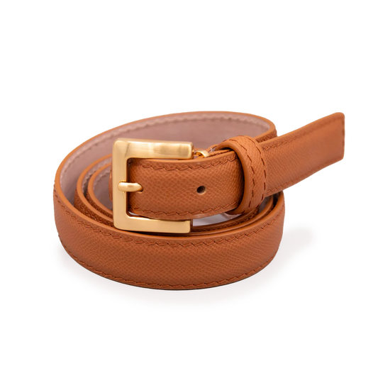 L.E.N. Epsom Calfskin 25MM Belt