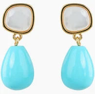 Rock Pool Earring with Turqoise