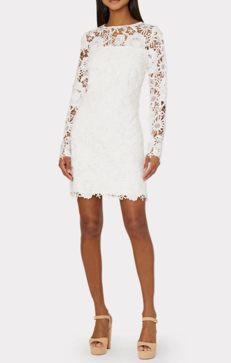 chinese dress ladies Nessi 3D Lace Dress – Muse at Perry Lane