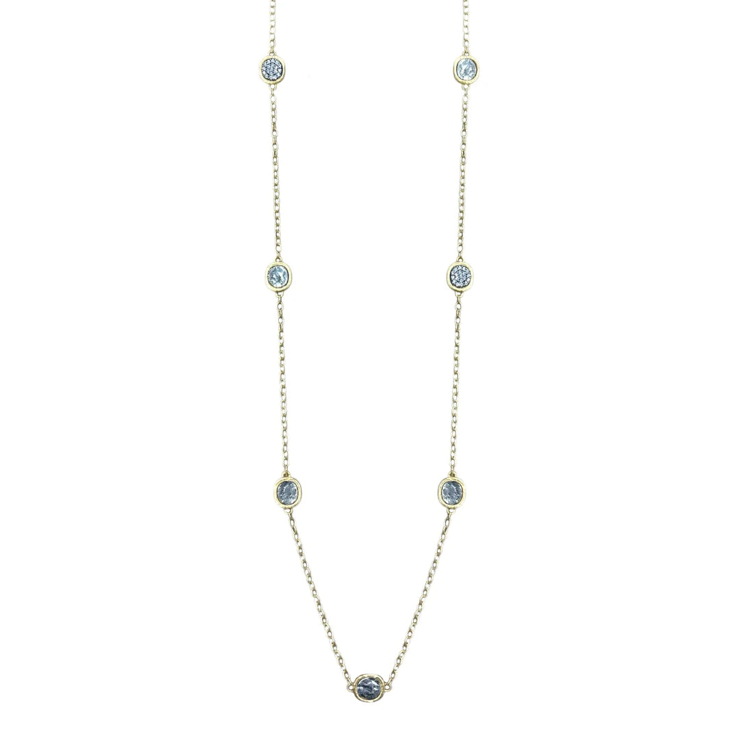 Pavia Station Necklace in Gold