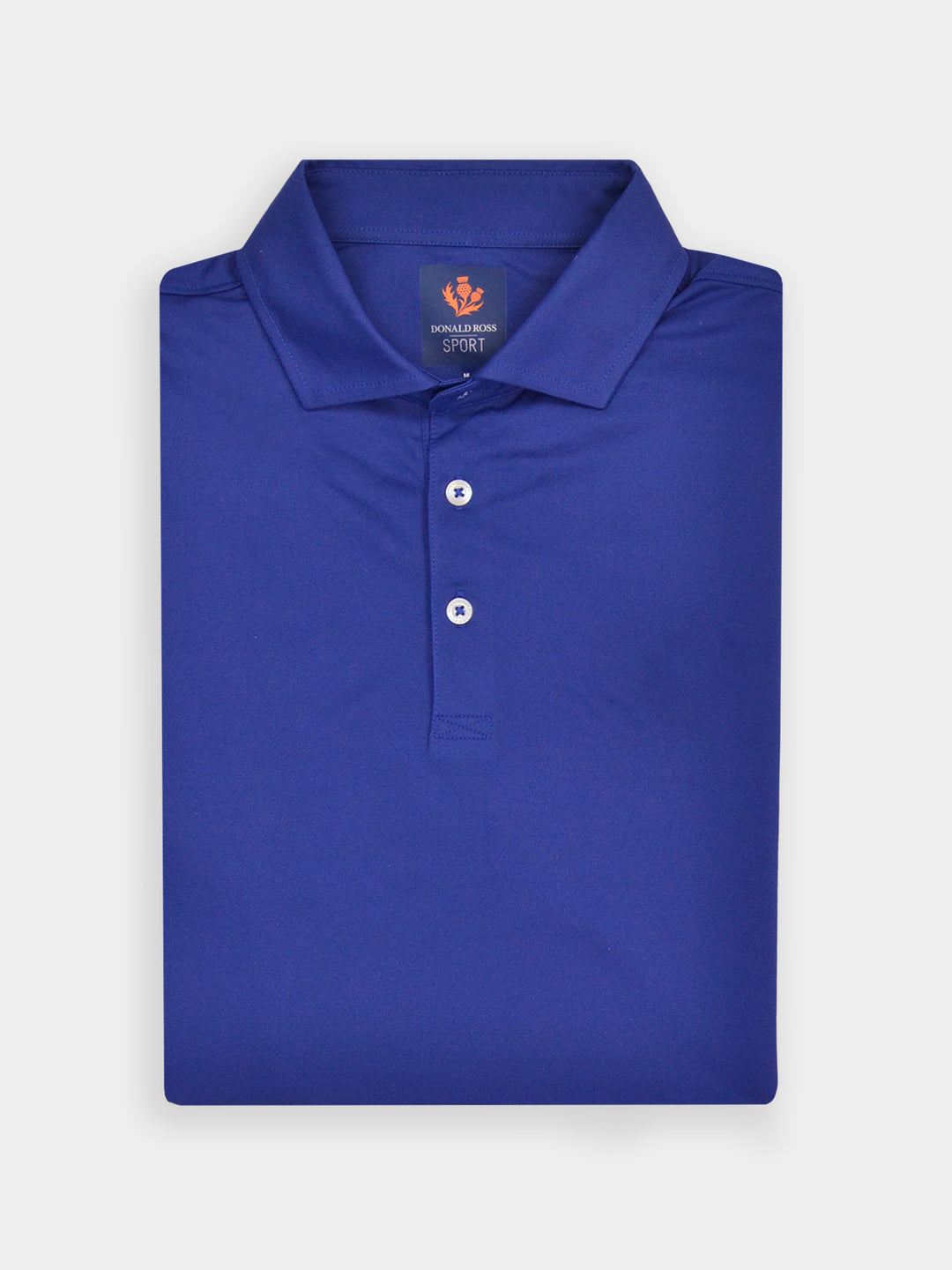 Collared Sport Knit Shirt Navy Pique