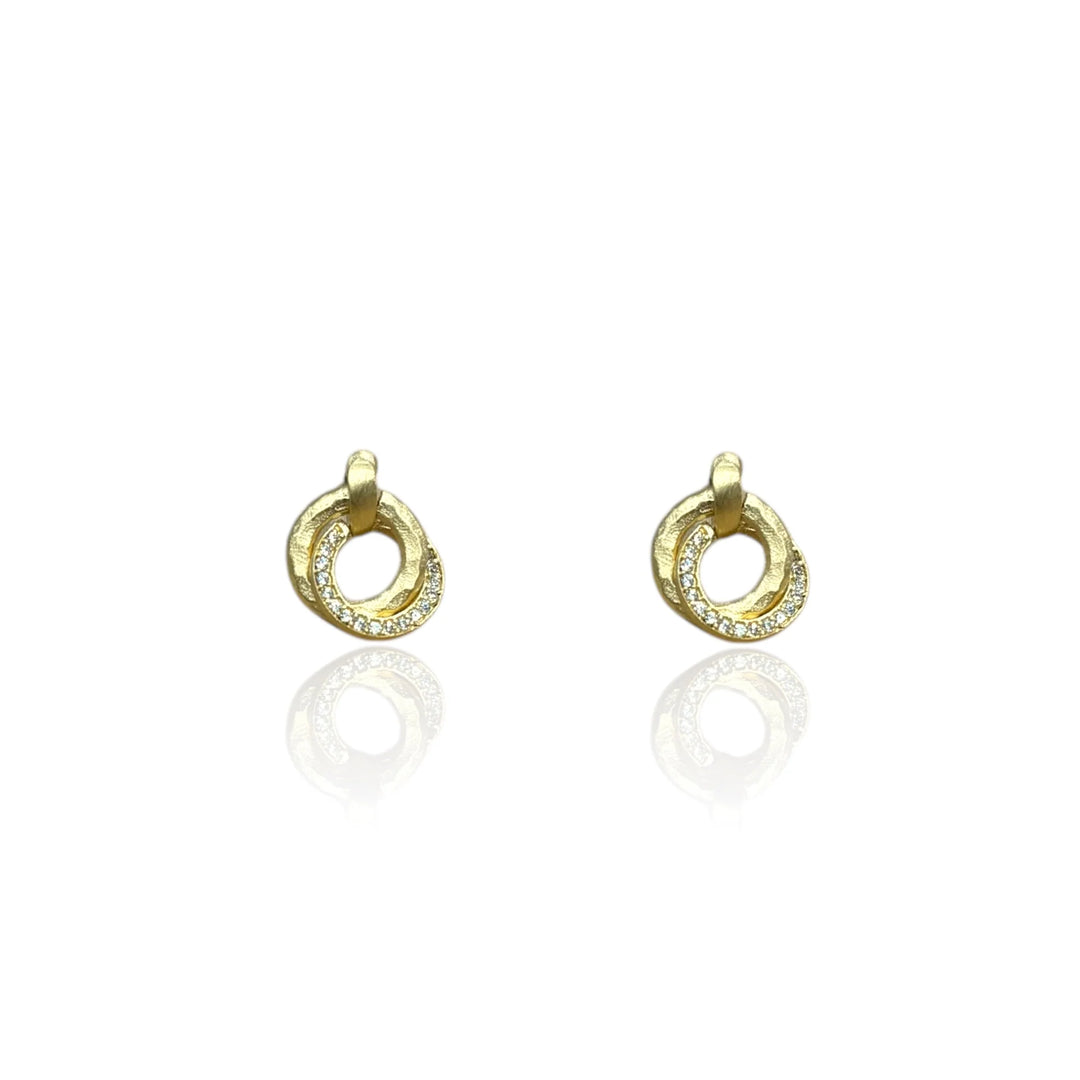 TAT2 Gold Mini Trinity Earrings