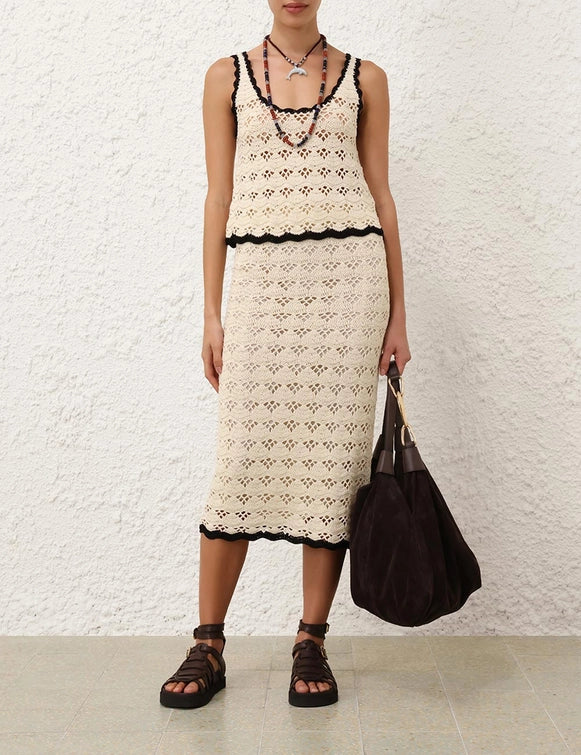Rhiannon Crochet Skirt