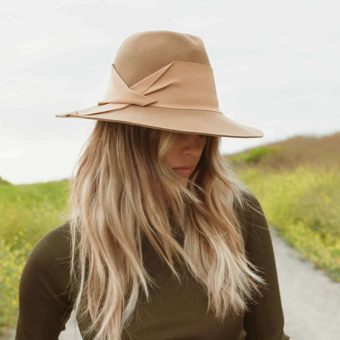 Freya Gardenia Wool Hat Caramel