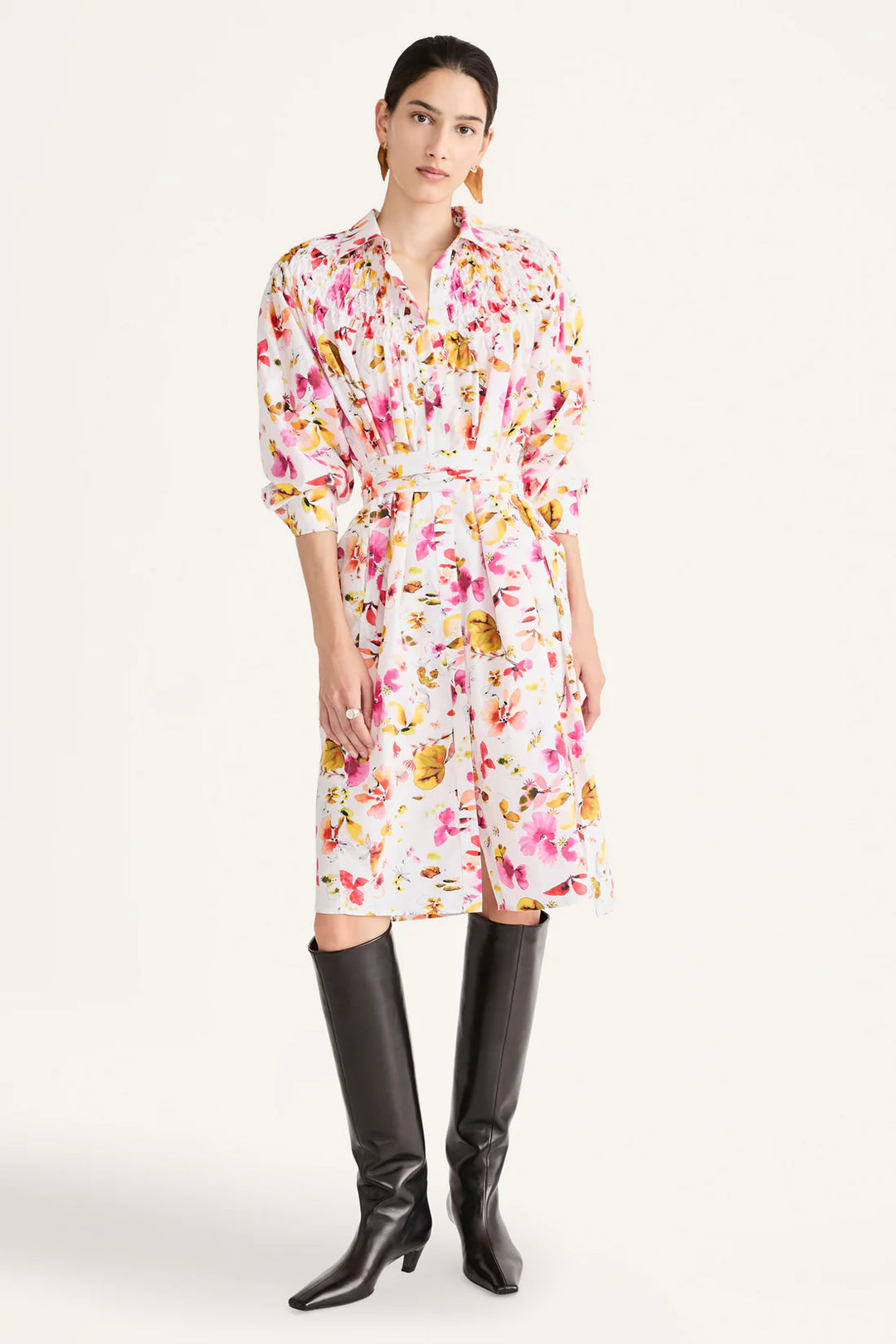 Crescent Print Dress