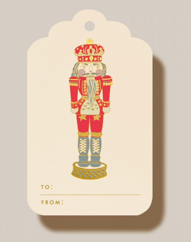 Holiday Nutcracker Gift Tags