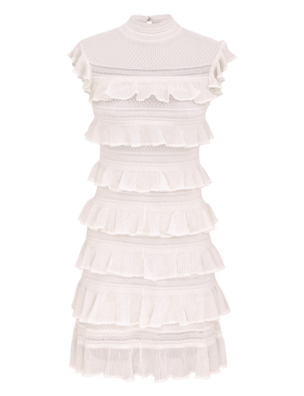 Luna Lace Frill Mini Dress
