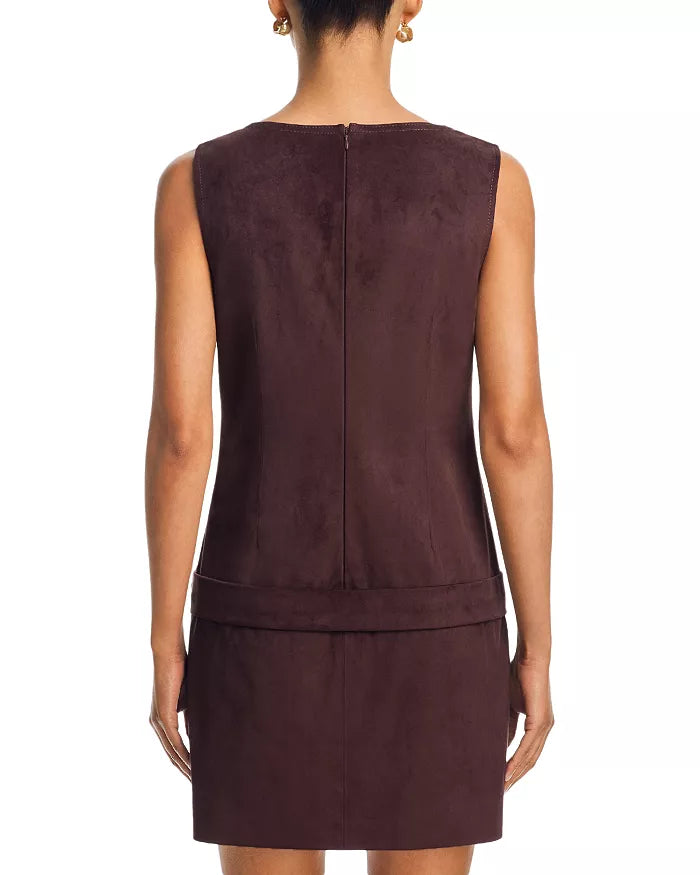 Fern Faux Suede Mini Dress