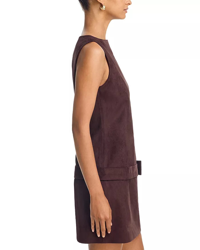 Fern Faux Suede Mini Dress