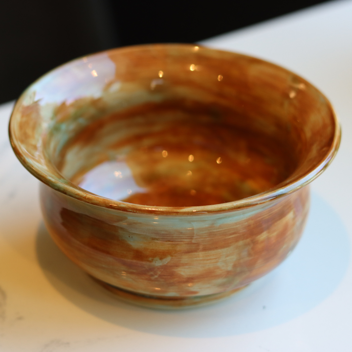 Amber Rust Flared Bowl