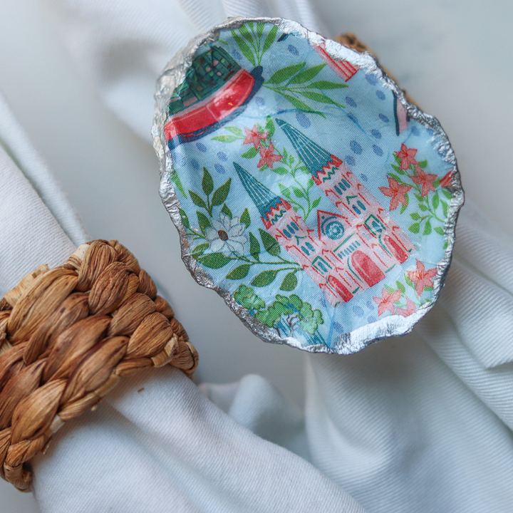 Handcrafted Oyster Shell Napkin Rings