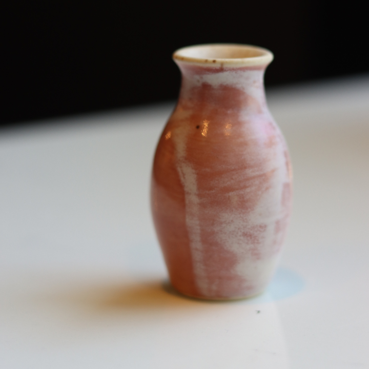 Dusty Rose Bud Vase