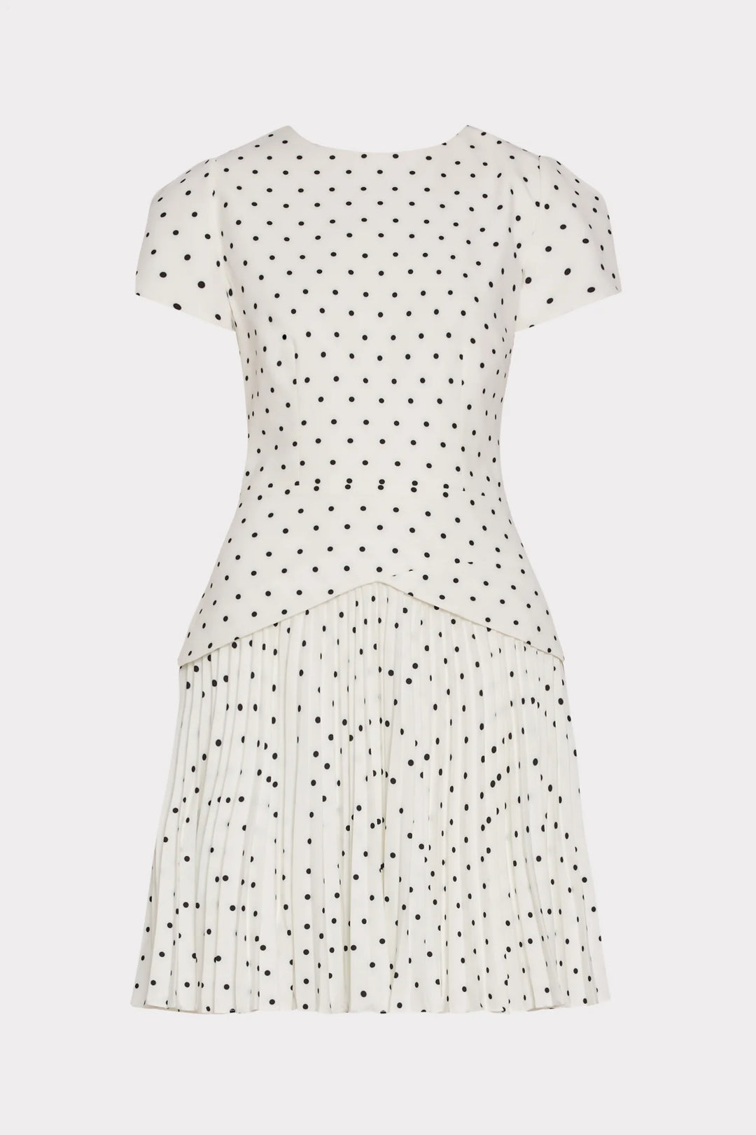 Haddy Short Sleeve Polka Dot Mini Dress
