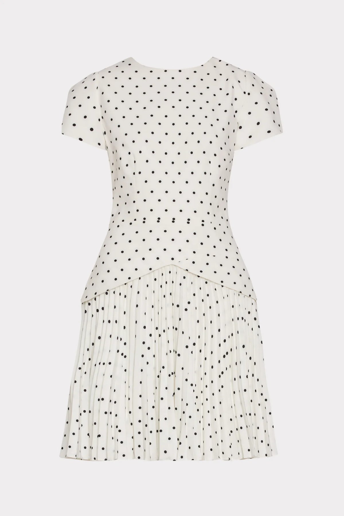 Haddy Short Sleeve Polka Dot Mini Dress
