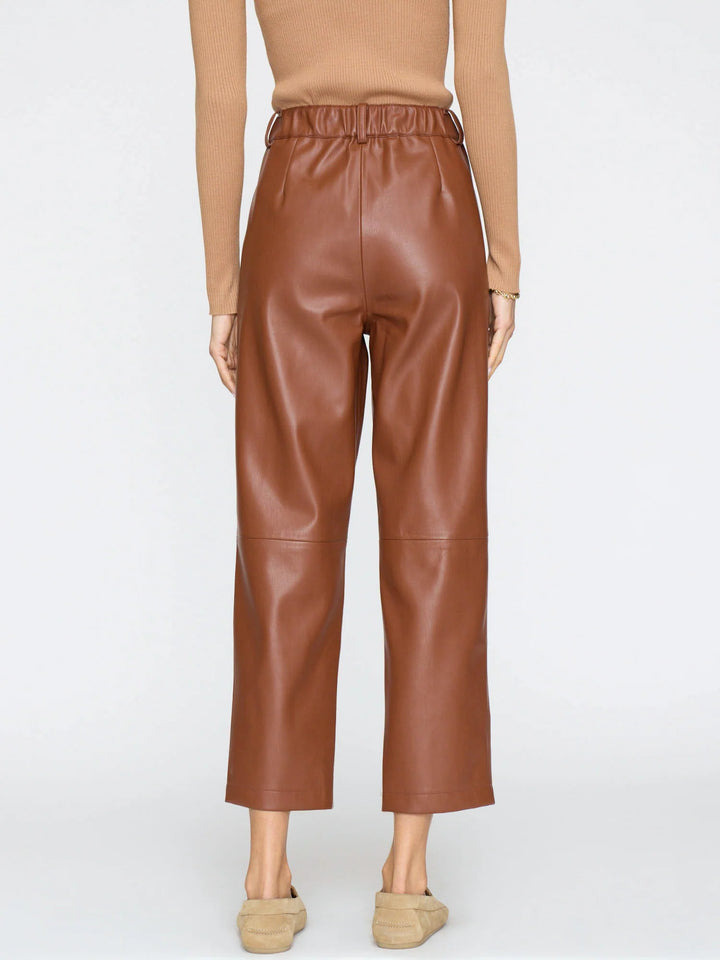 Stone Pant in Cognac