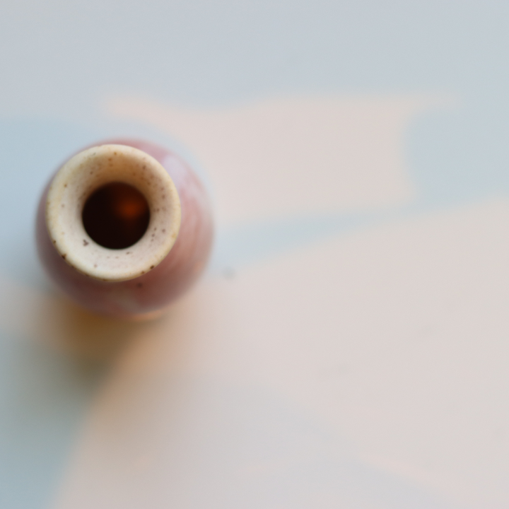 Dusty Rose Bud Vase