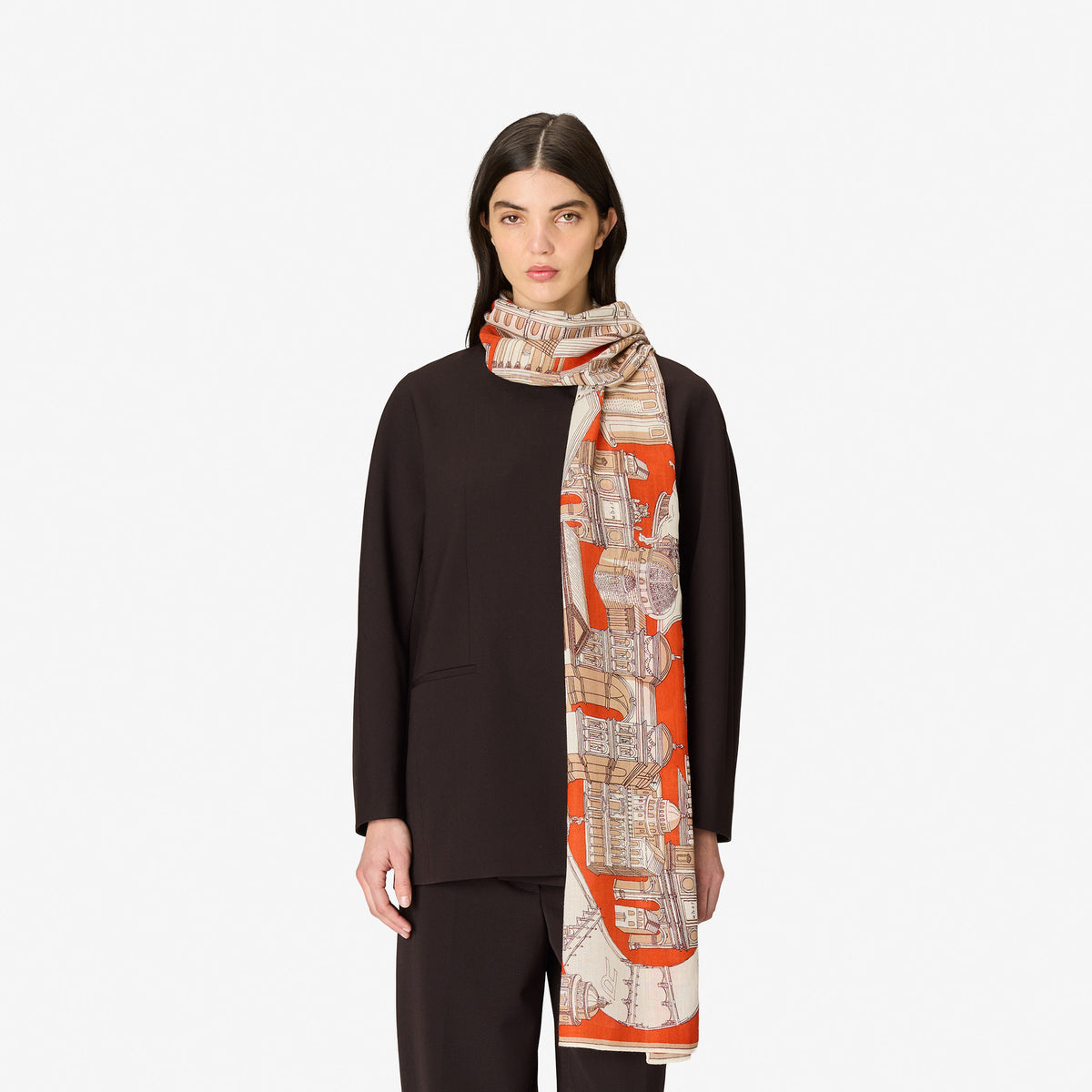 Scarf 55 - Roma - Orange