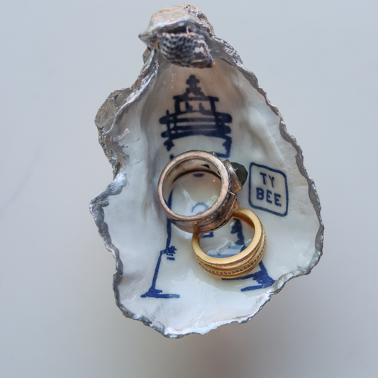 Handcrafted Oyster Shell Trinket Dish