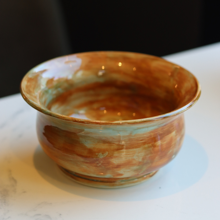 Amber Rust Flared Bowl