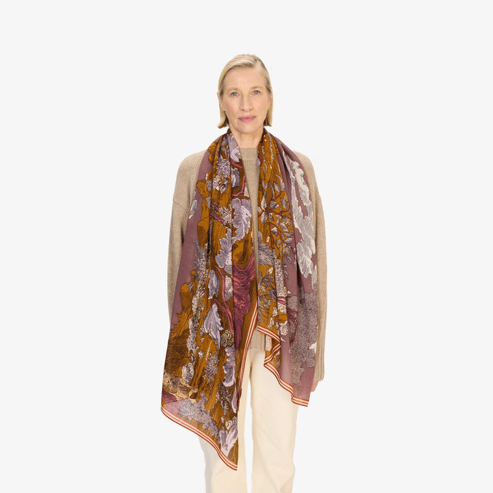 Histoire Scarf 70 in Violet