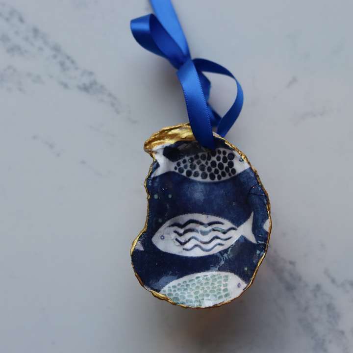 Handcrafted Oyster Shell Ornaments