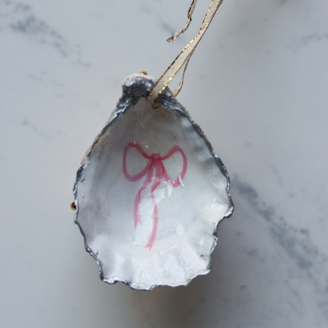 Handcrafted Oyster Shell Ornaments