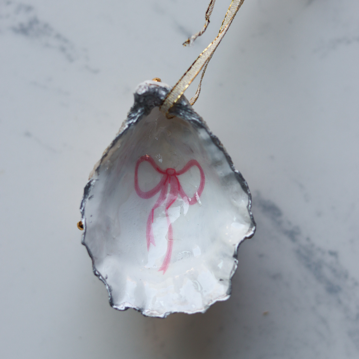 Handcrafted Oyster Shell Ornaments