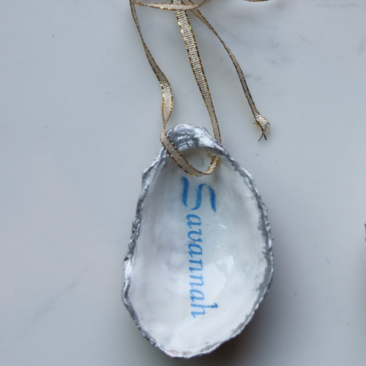 Handcrafted Oyster Shell Ornaments