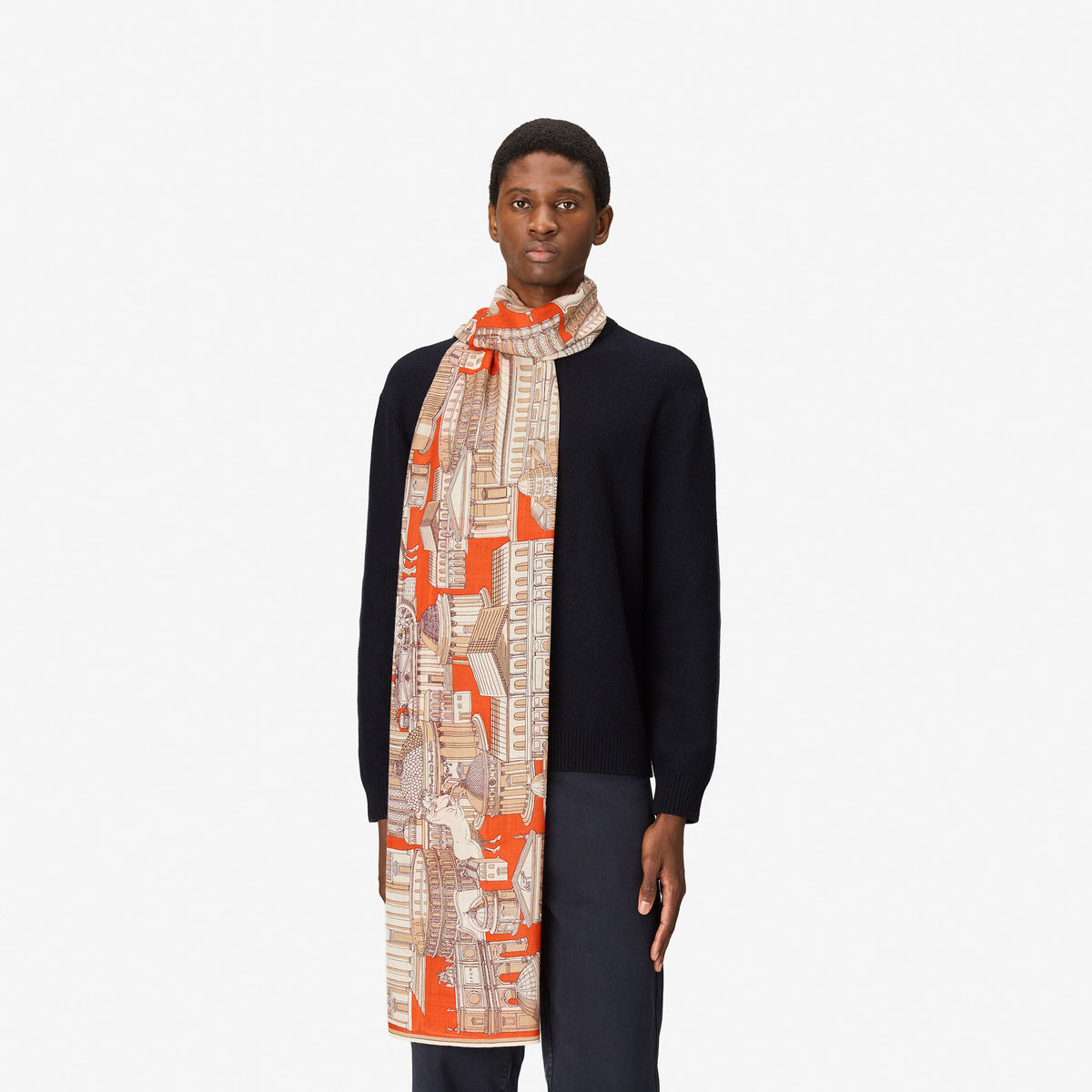 Scarf 55 - Roma - Orange