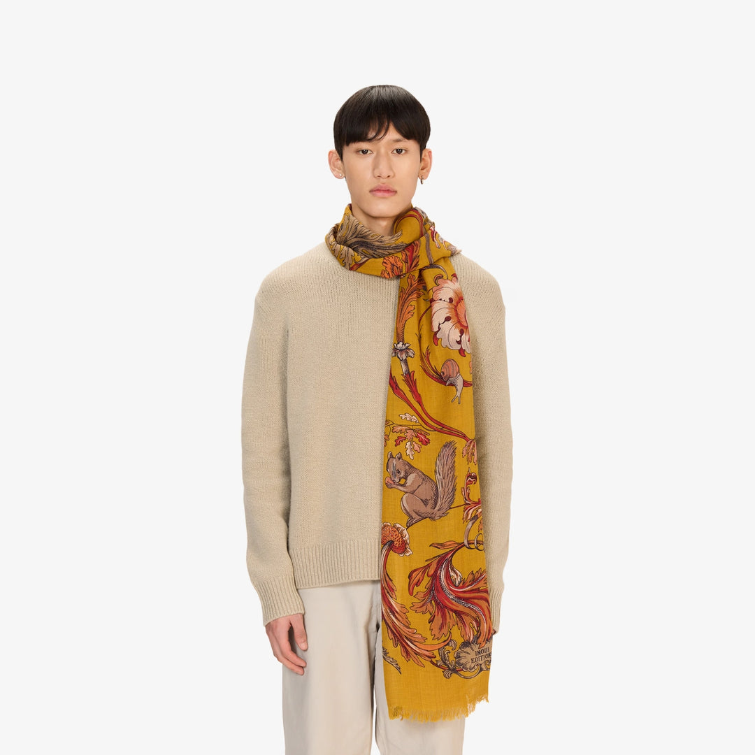 Rococo Scarf Etole 55 in Saffron