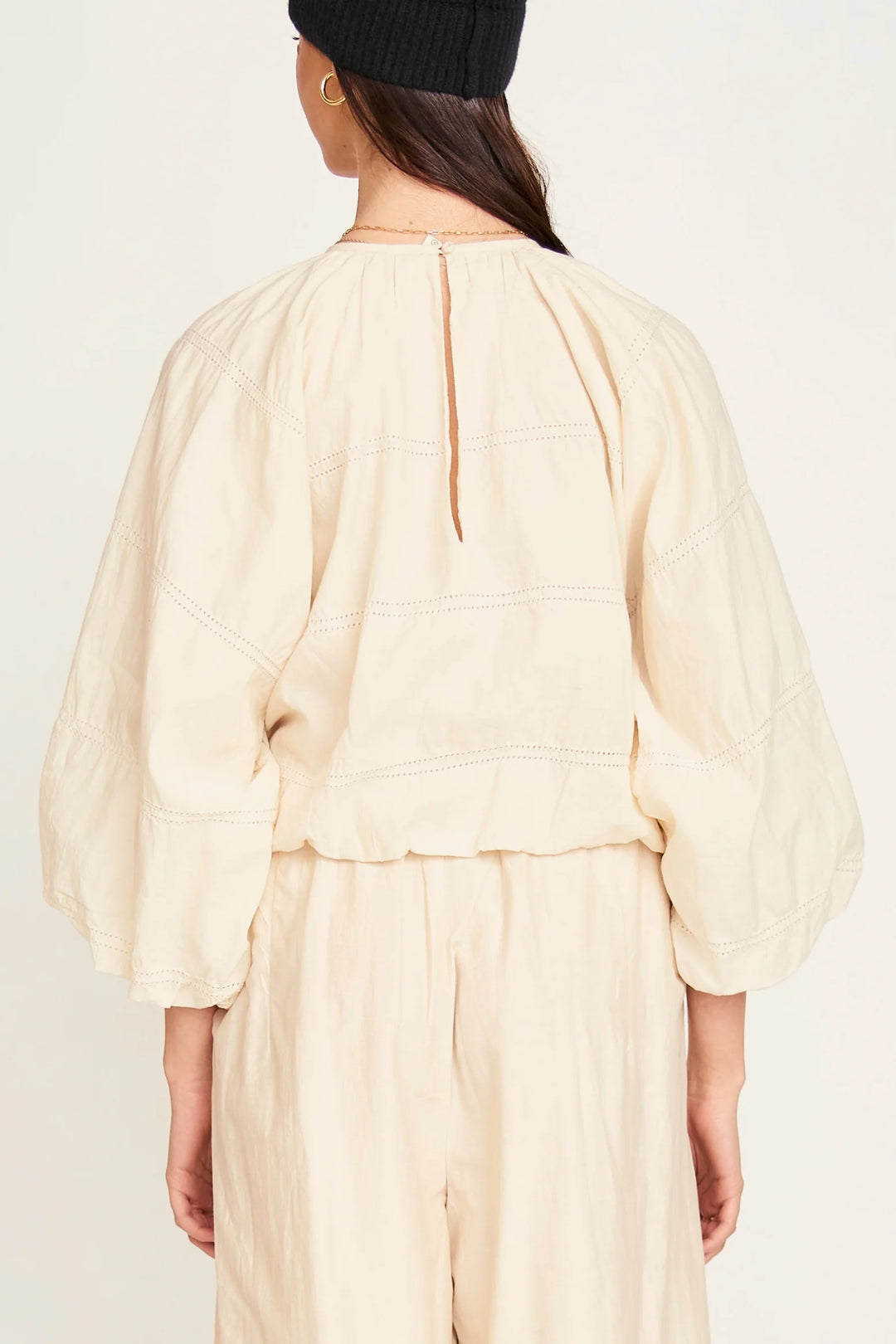 Andaman Top in Alabaster
