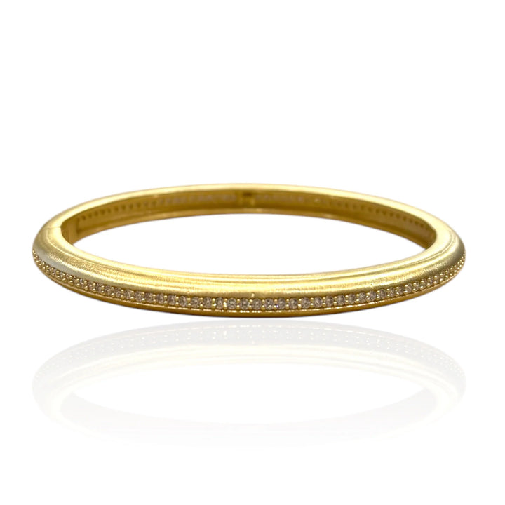 Riva Pave Bangle in Gold