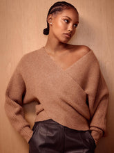 Load image into Gallery viewer, Hughes Wrap Front Sweater