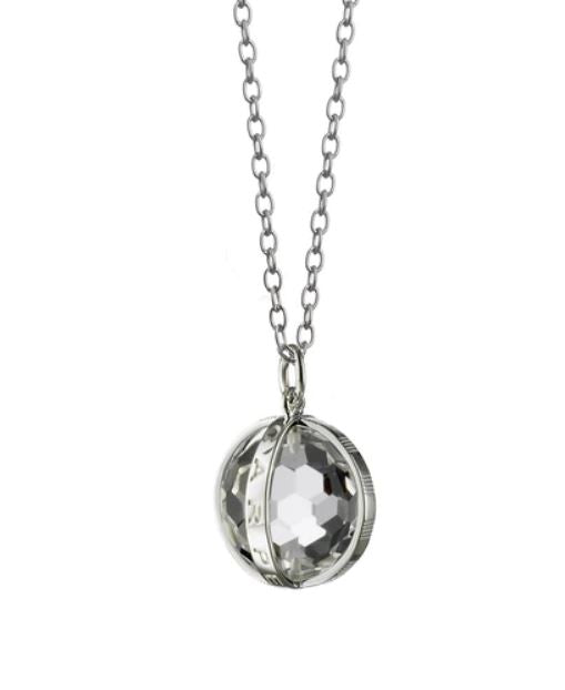 "Carpe Diem" Necklace in Silver, Small