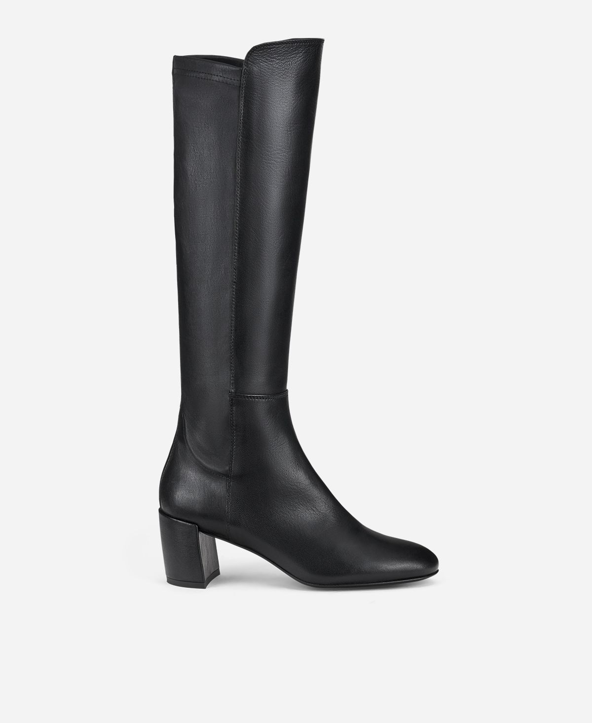 Lynn High Boot in Nappa Black