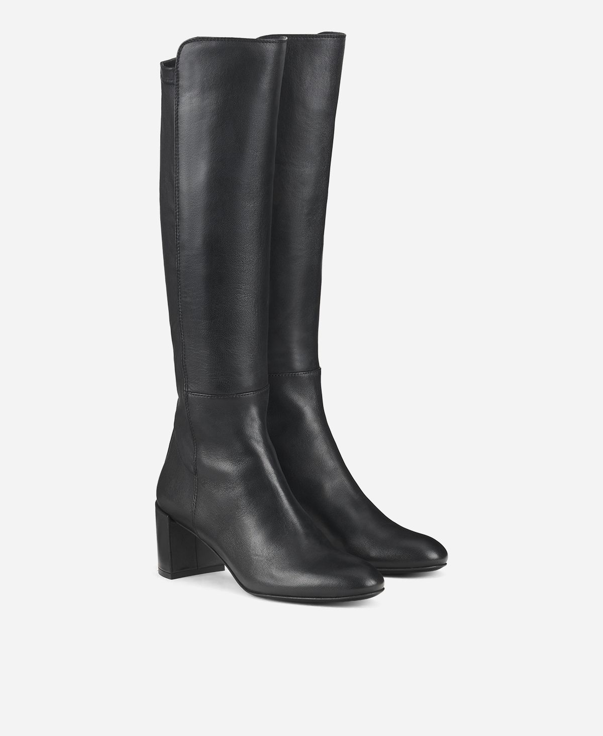 Lynn High Boot in Nappa Black