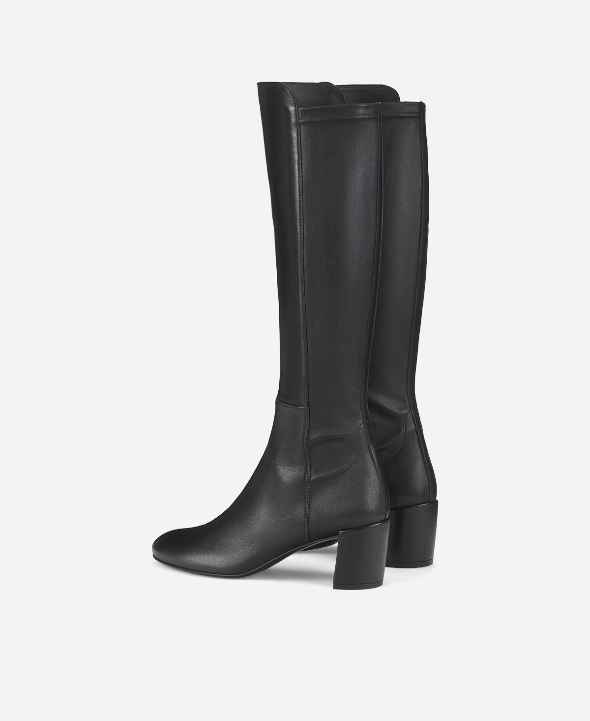 Lynn High Boot in Nappa Black