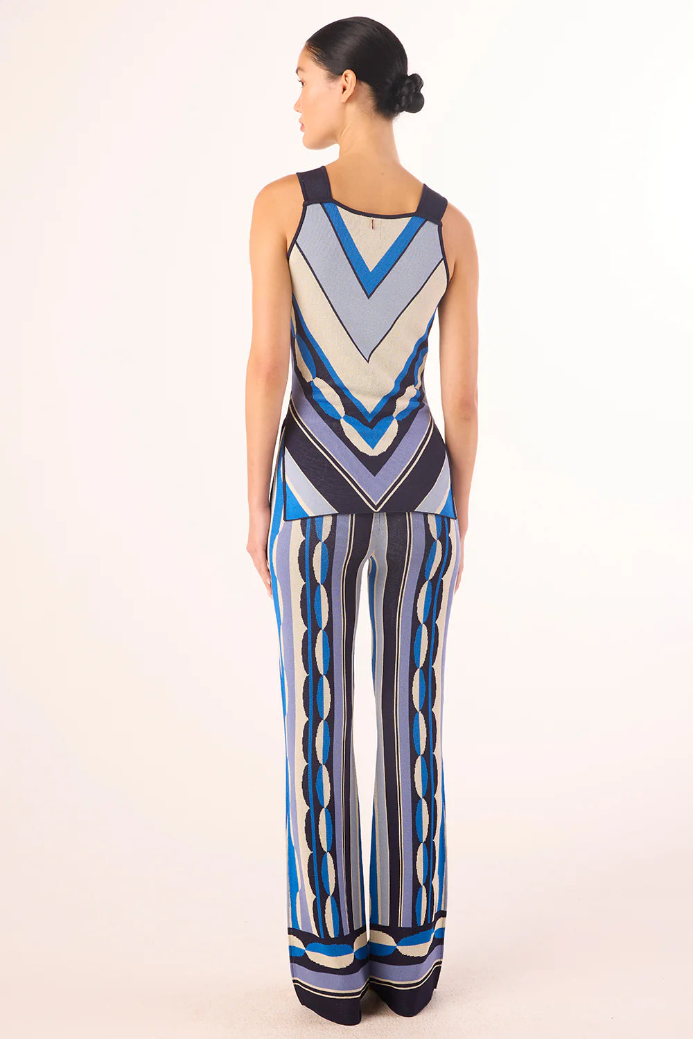 Diara Top - Geo Stripe