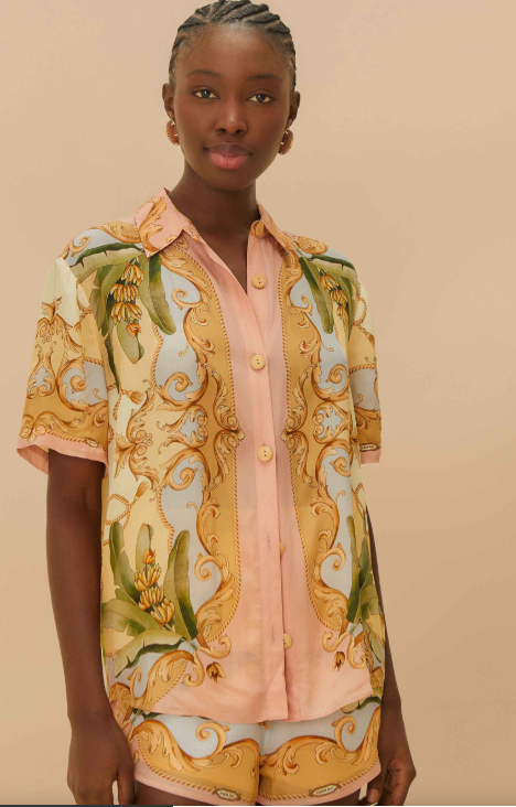 Banana Royalty Kaleidoscope Shirt