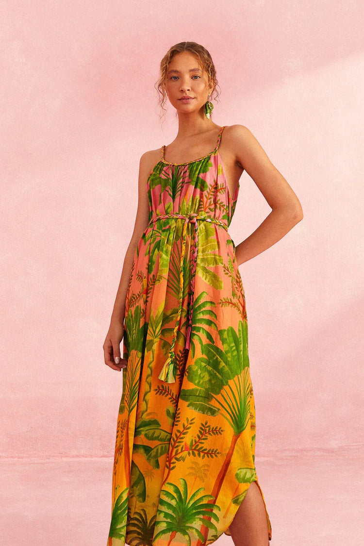 Sunrise Scenario Halter Dress