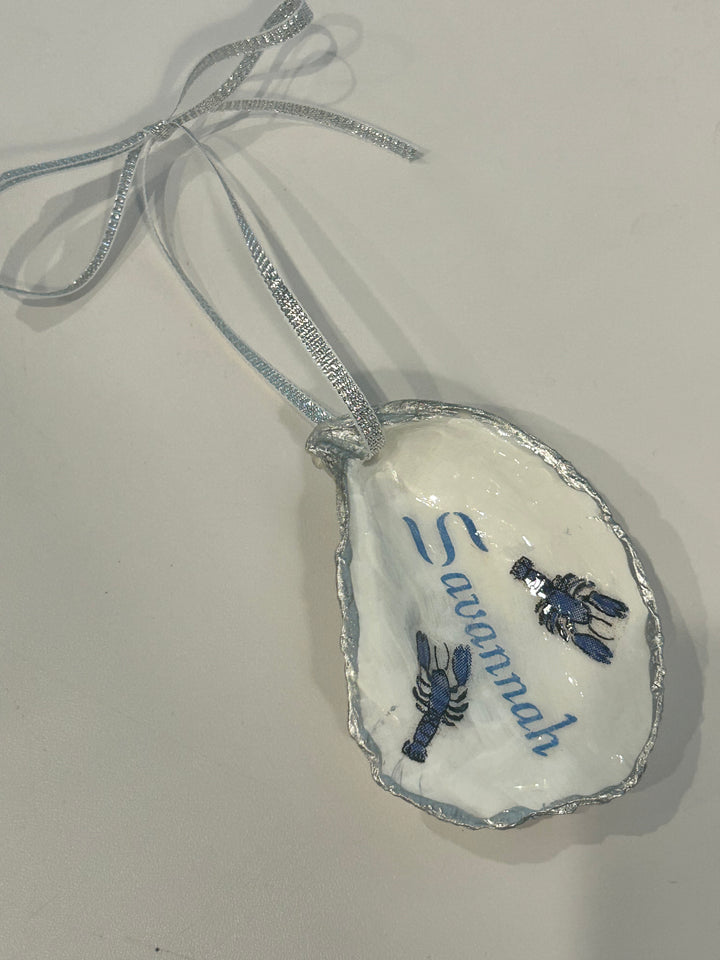 Handcrafted Oyster Shell Ornaments