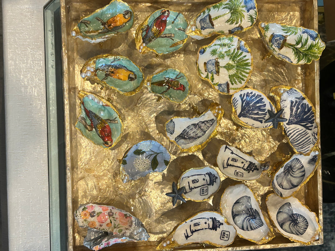 Handcrafted Oyster Shells