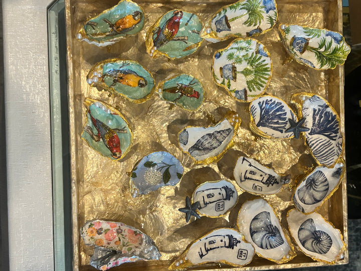 Handcrafted Oyster Shells