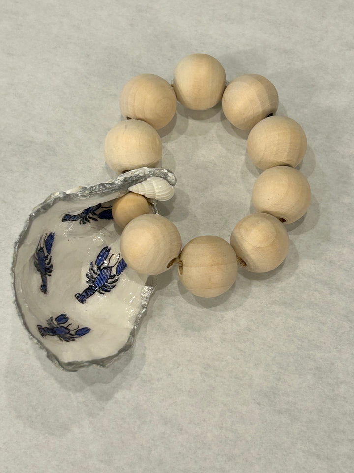 Handcrafted Oyster Shell Napkin Rings