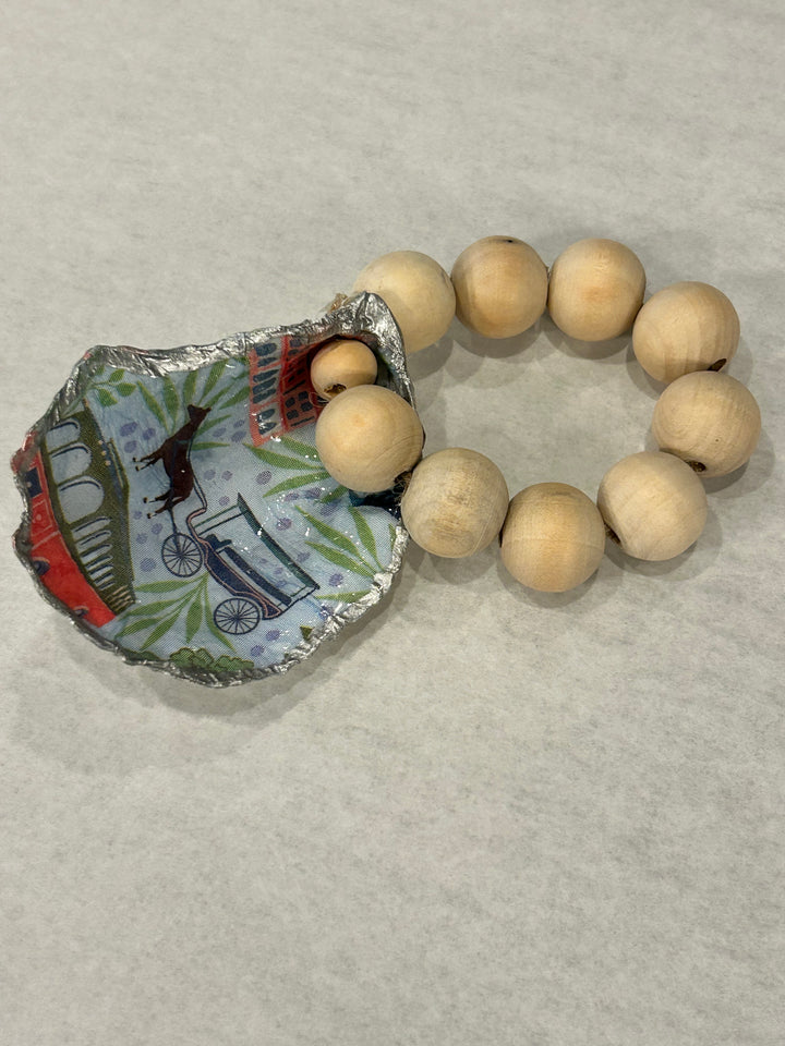 Handcrafted Oyster Shell Napkin Rings